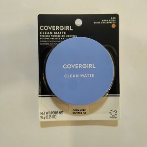 CoverGirl Clean Matte Pressed Powder, Warm Beige 545, 0.35 oz New, Sealed